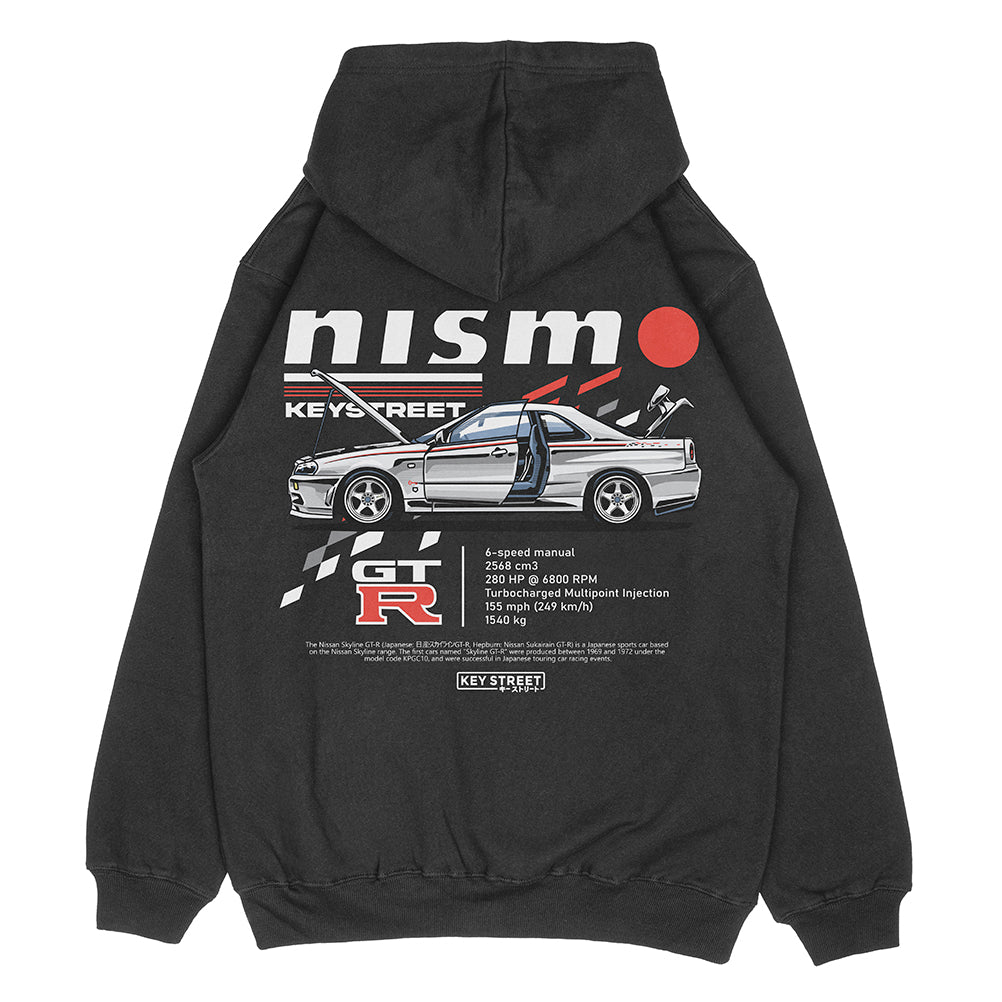Nismo x Key St R34 GTR Hood in black