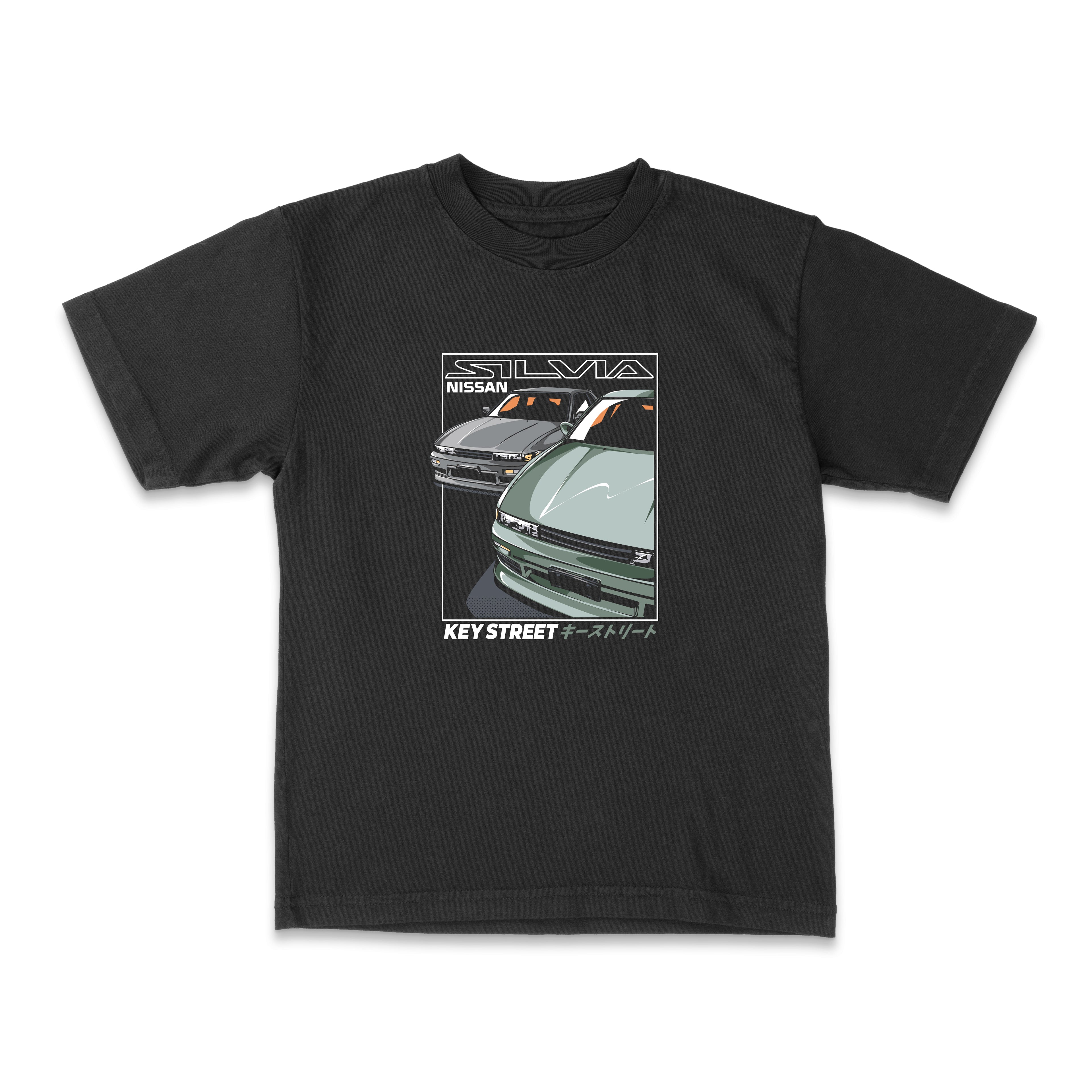 Nissan x Key St S13 Tee in black