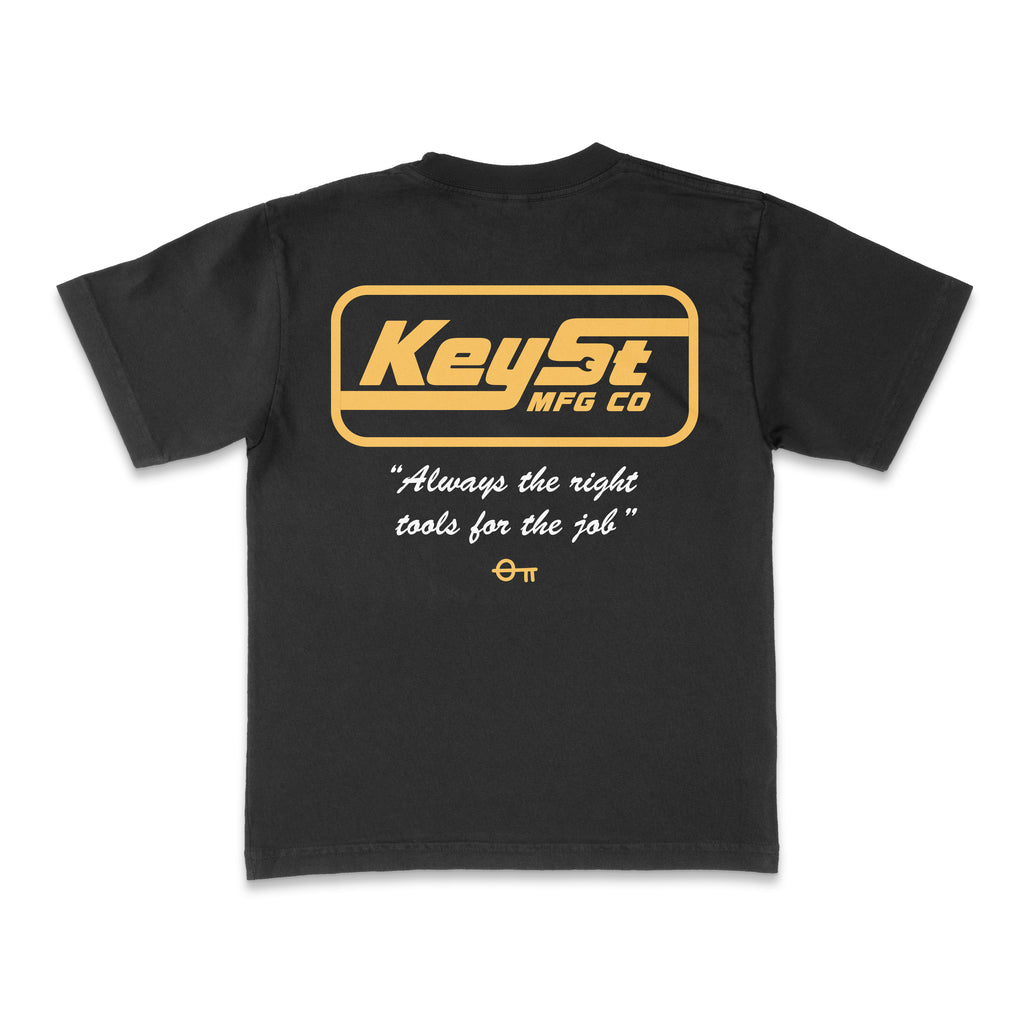 The Right Tools Tee in black