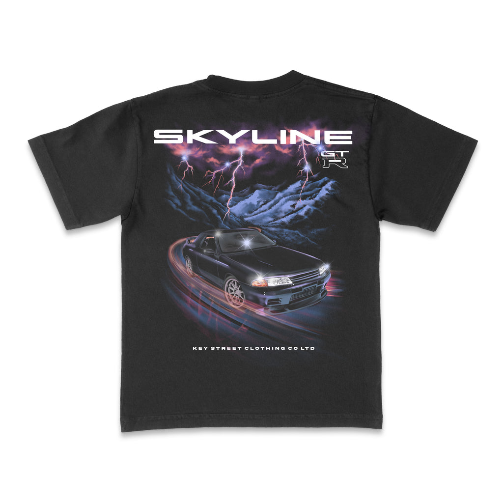 Nissan x Key St R32 Storm Tee in black