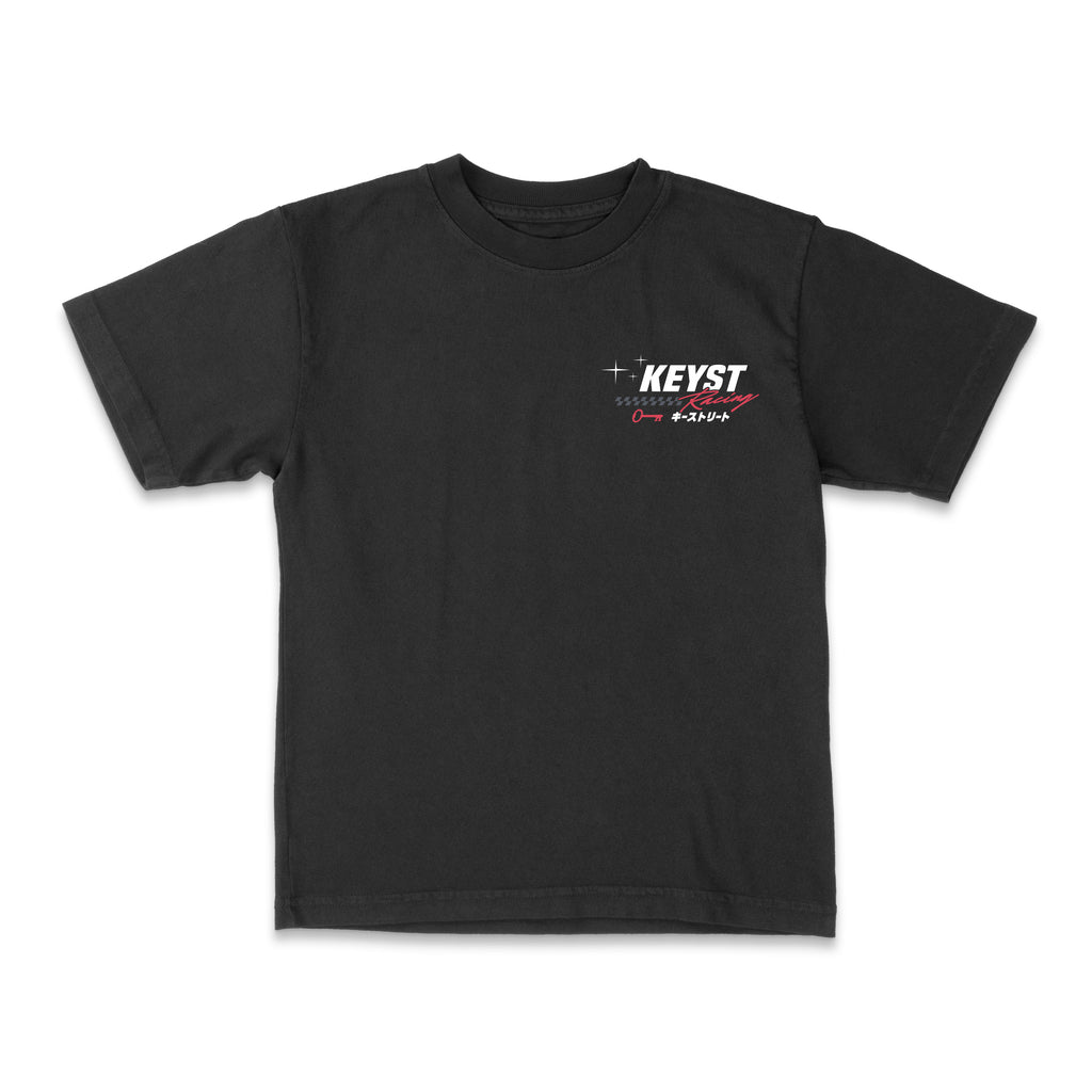 Key Street Racing Tee in black