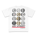 Wheels Tee in white